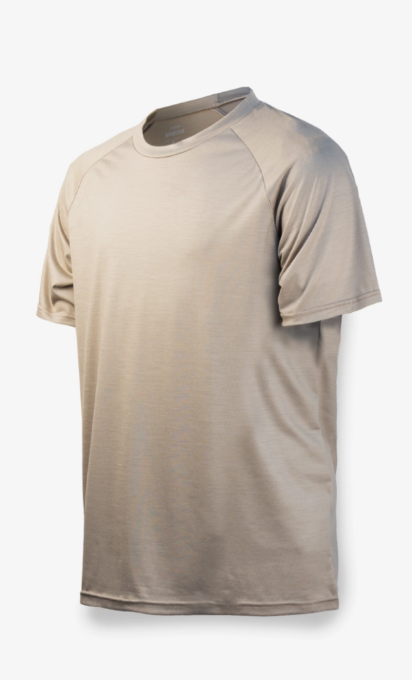 Bonnetier Merino Wool TShirt H22 Coyote Millbrook Tactical LEAF Program